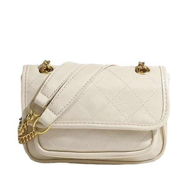 Retro Mailman Bag – Diamond Chain Design Women's Bag