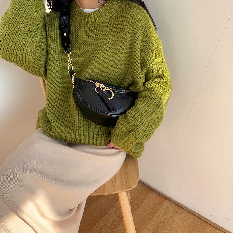 Trendy Spring Chain Fanny Pack – Stylish Crossbody for Women