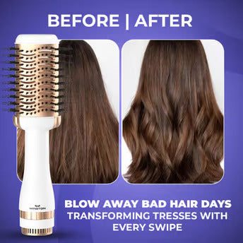 Hair Dryer Brush for Salon-Quality Blowouts at Home