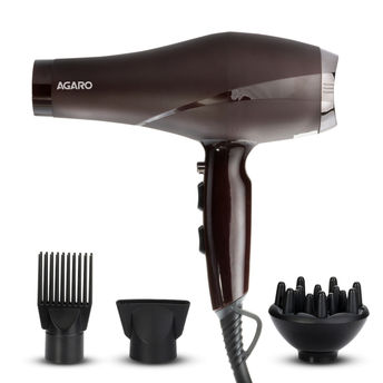 Agaro HD-1120 2000W Professional Hair Dryer with Diffuser & Concentrator