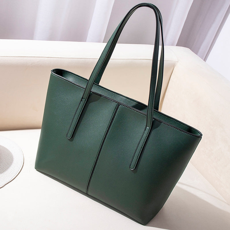 Retro Large-Capacity Tote Bag – Chic & Functional