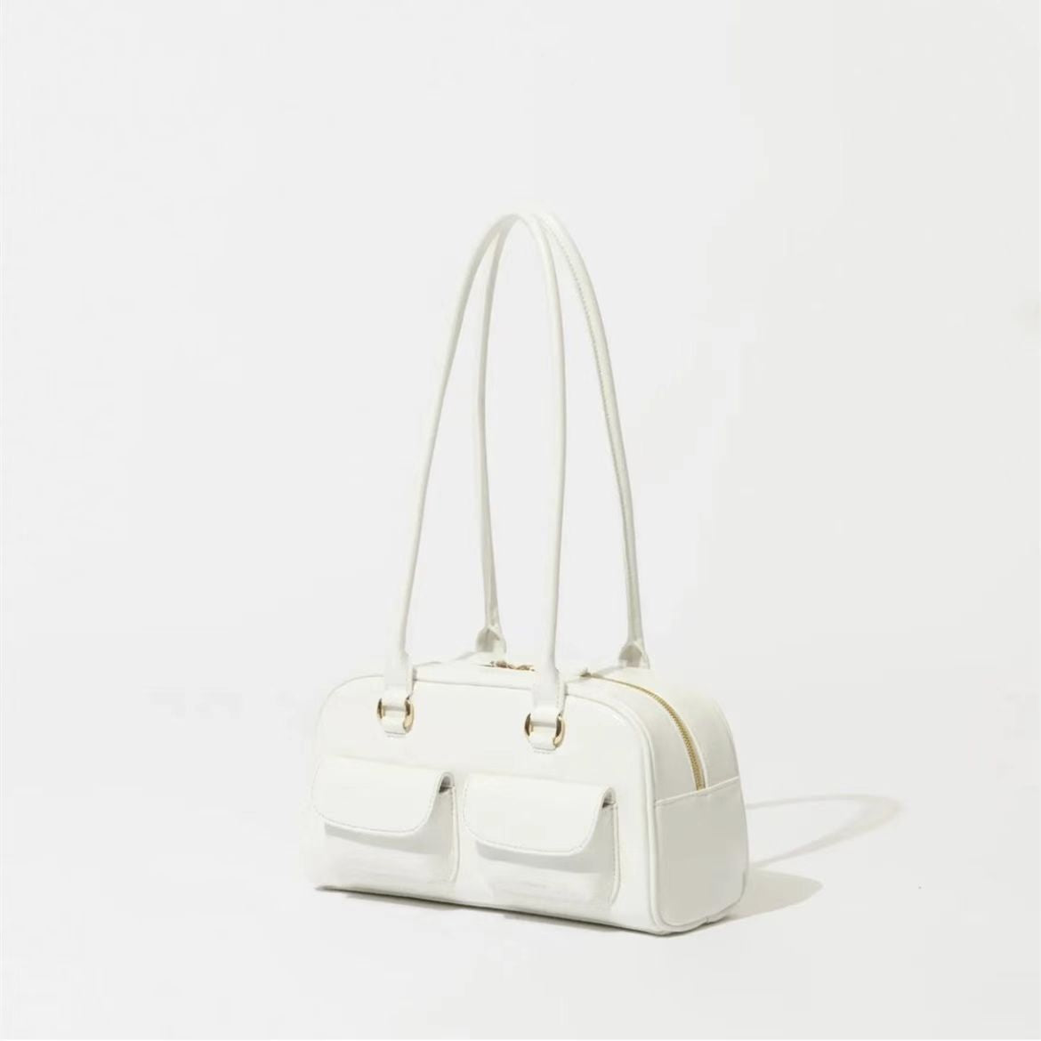 Oil Wax Leather Double Bag – Retro & Versatile