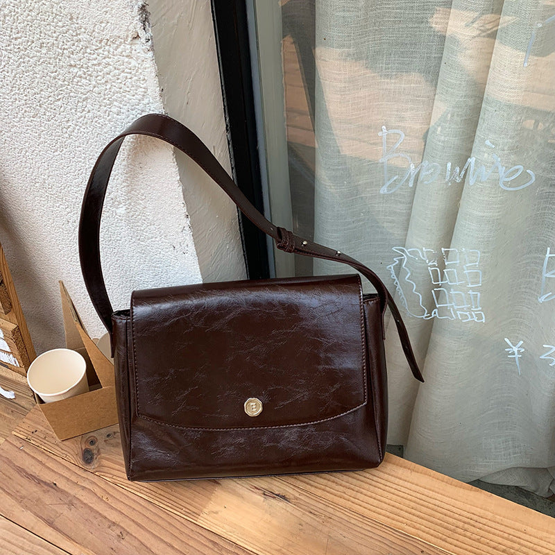 Retro Large-Capacity Briefcase – Trendy & Versatile