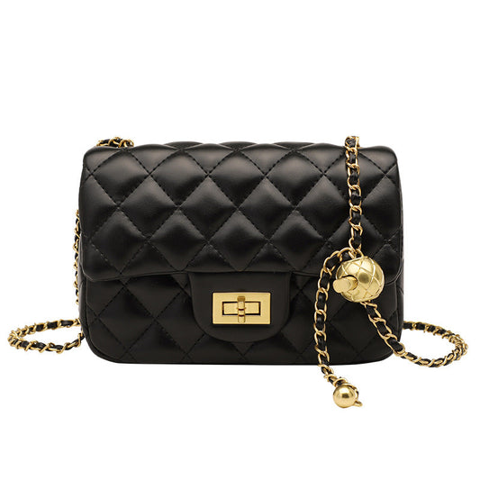 Rhombus Chain Crossbody Shoulder Bag – Trendy Fashion Square Bag