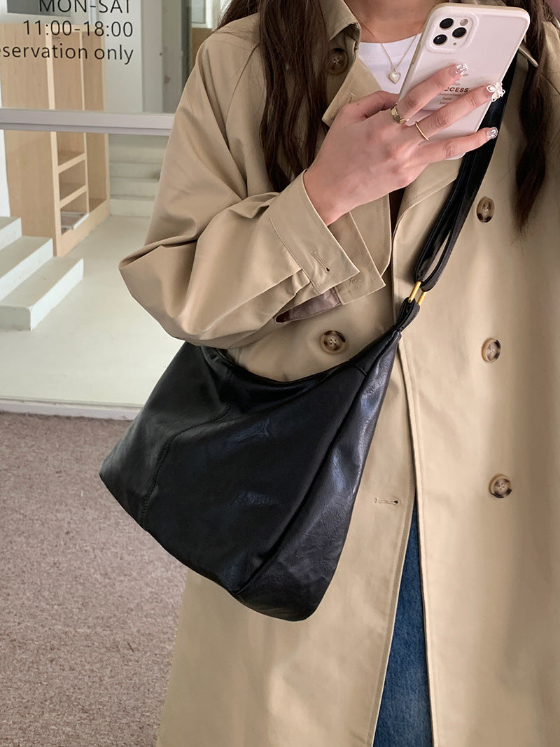 Retro Korean Tote Bag – Spacious & Trendy