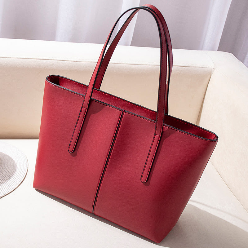 Retro Large-Capacity Tote Bag – Chic & Functional