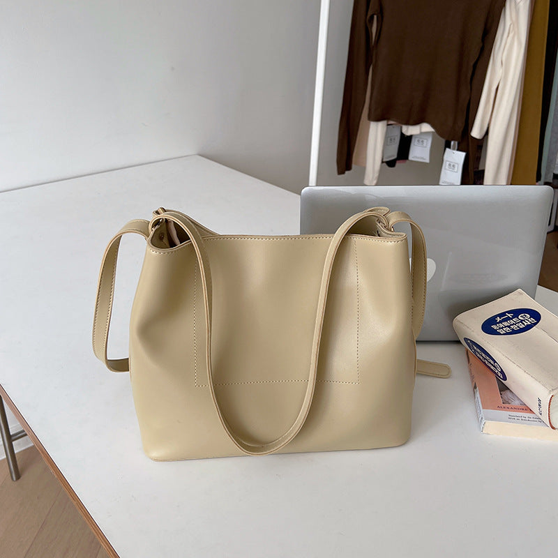 Trendy Large-Capacity Bucket Bag – Stylish & Versatile