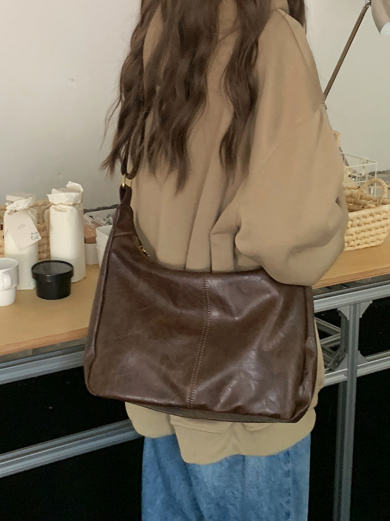 Retro Korean Tote Bag – Spacious & Trendy