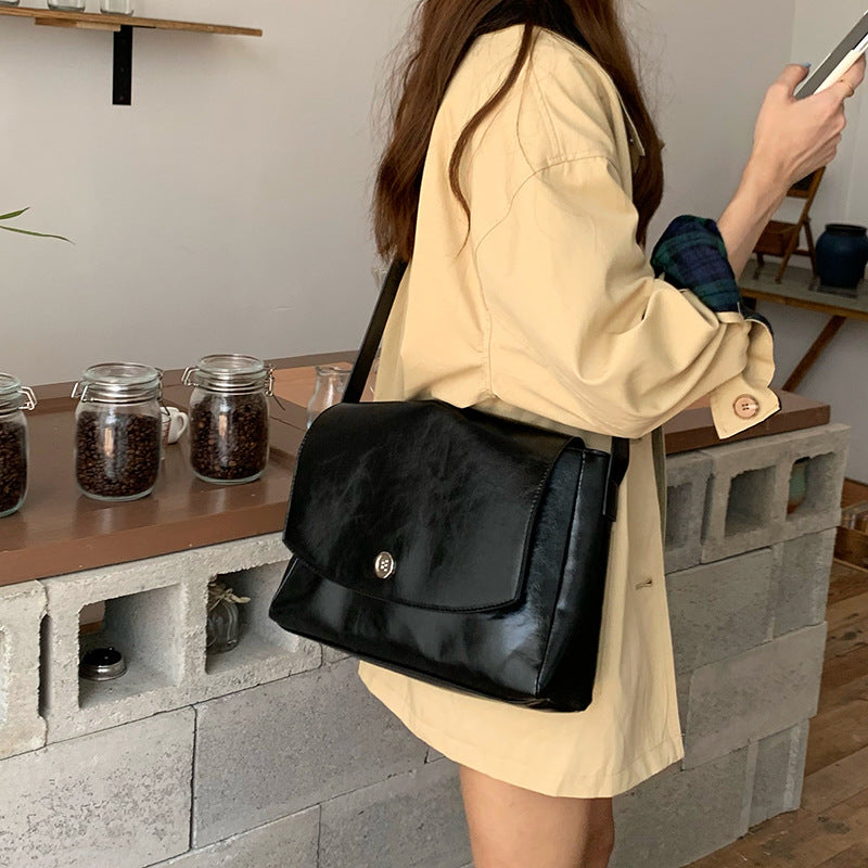 Retro Large-Capacity Briefcase – Trendy & Versatile